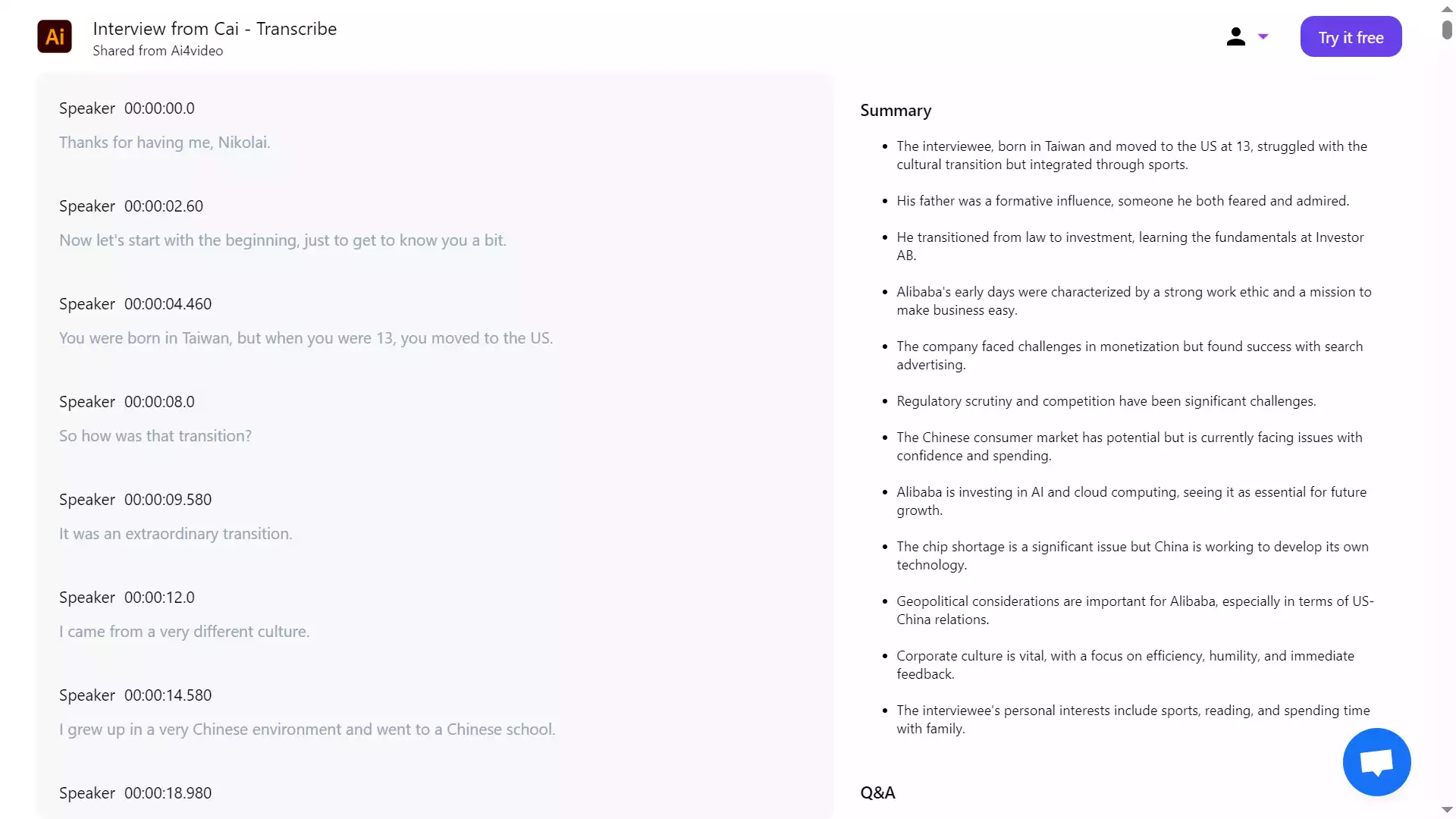 Transcribe Audio to Text